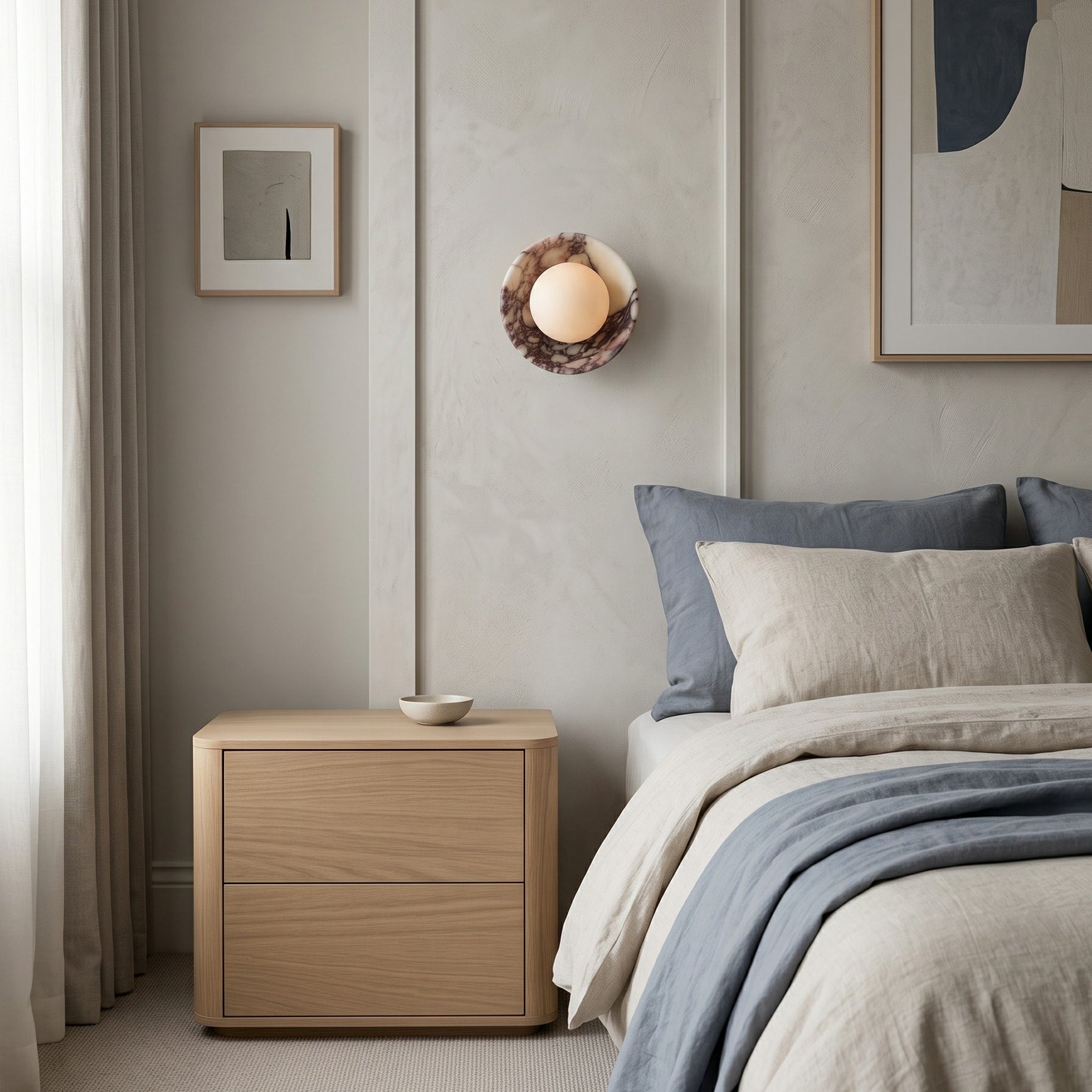 Avelune Marble Wall Sconce