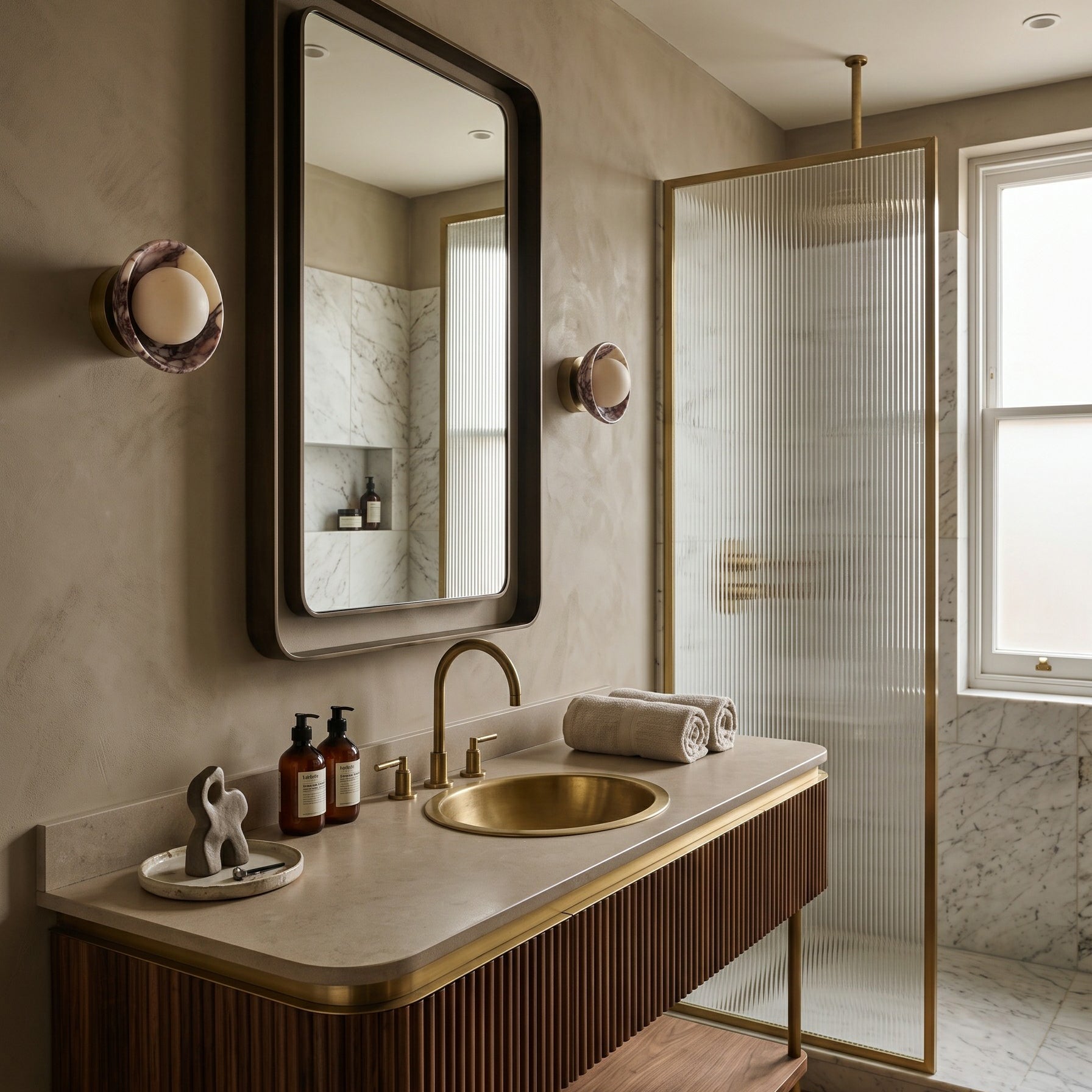 Avelune Marble Wall Sconce