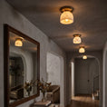 Load image into Gallery viewer, Aventine Alabaster Flush Mount Ceiling Light
