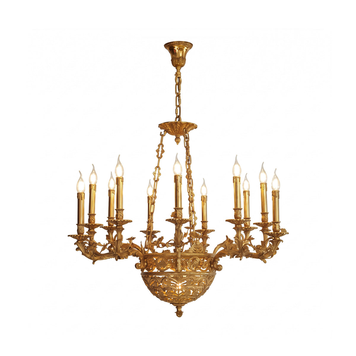 Avignon Brass Chandelier