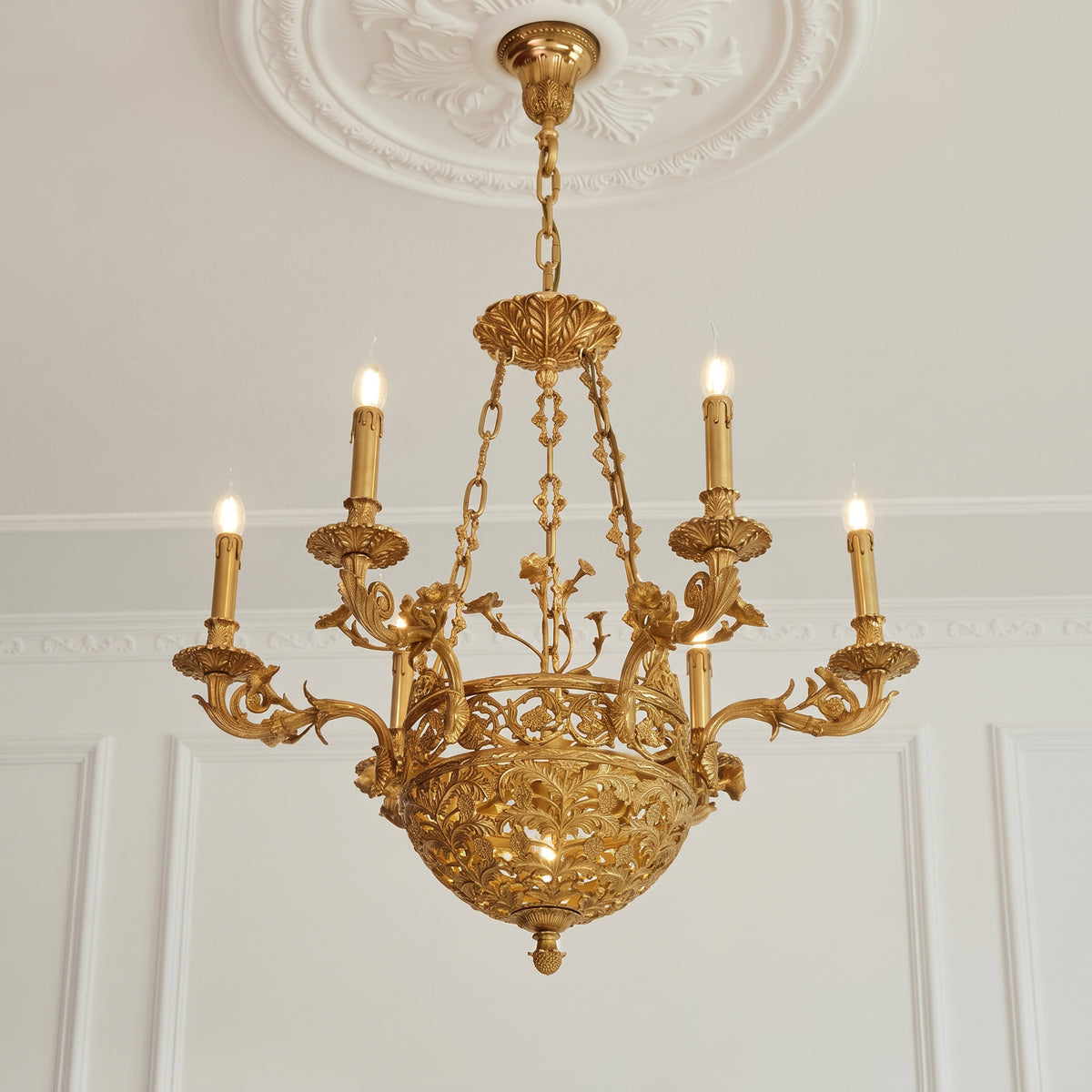 Avignon Brass Chandelier