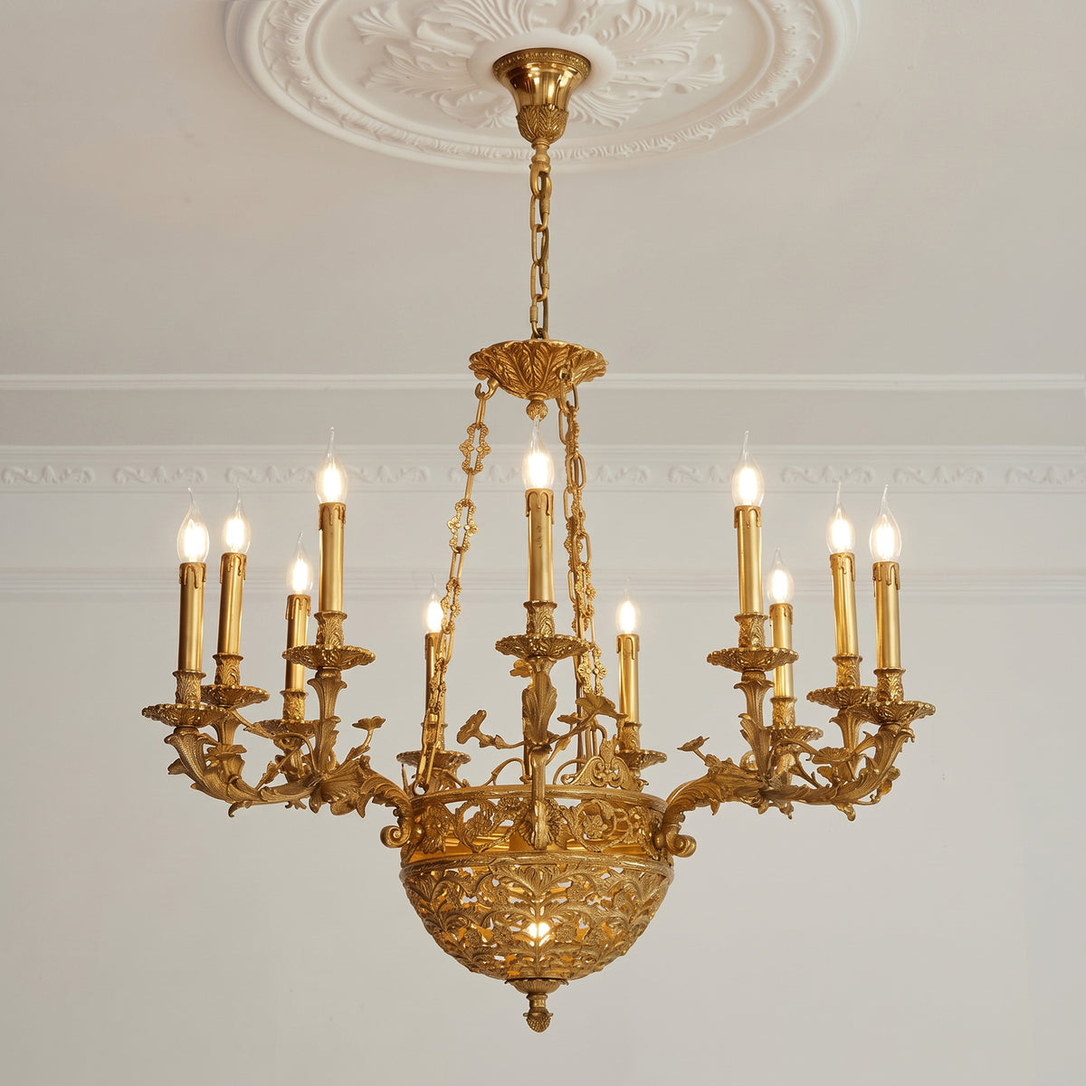 Avignon Brass Chandelier