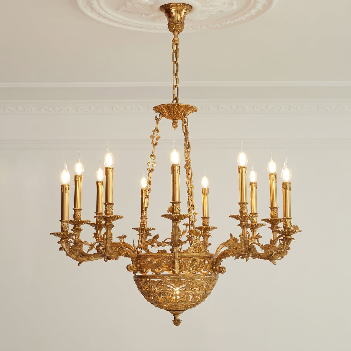 Avignon Brass Chandelier