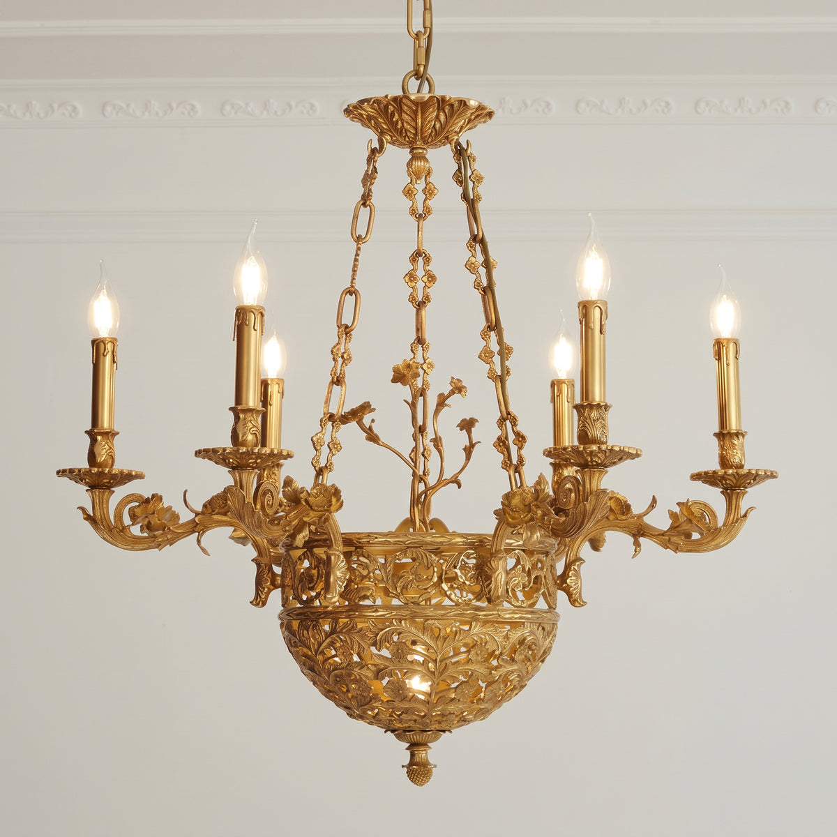 Avignon Brass Chandelier