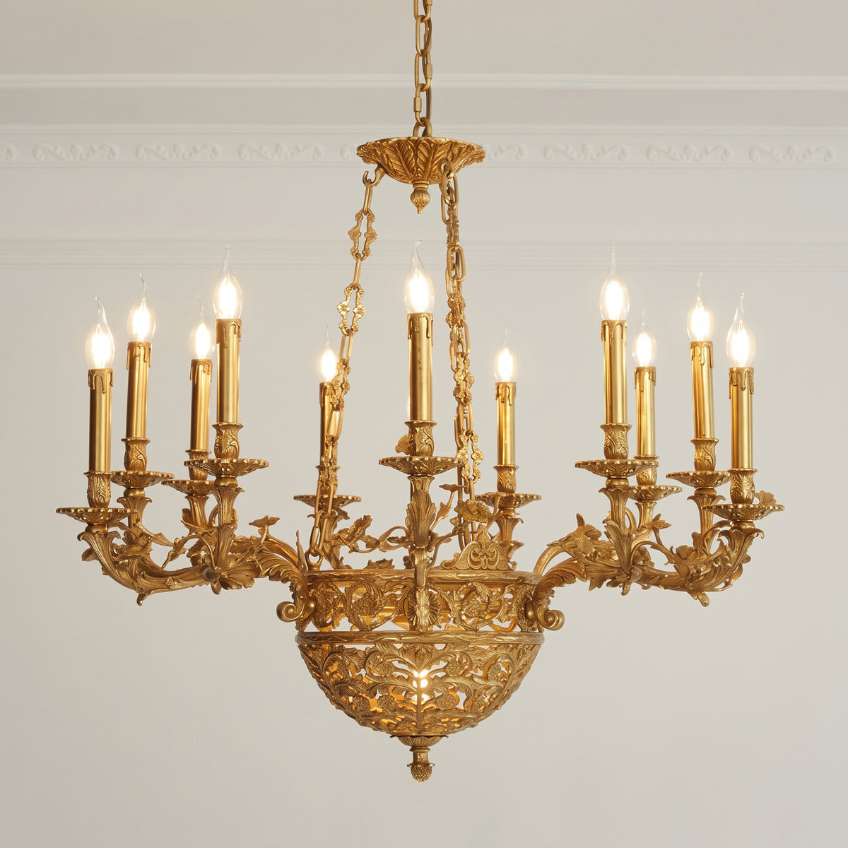 Avignon Brass Chandelier