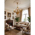 Load image into Gallery viewer, Avignon Brass Chandelier
