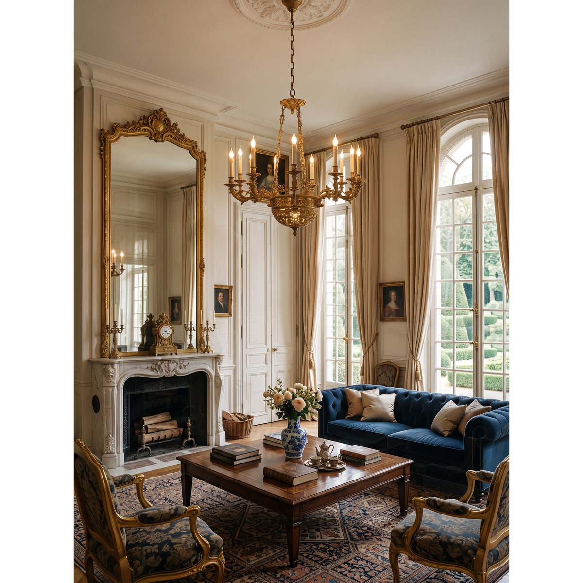 Avignon Brass Chandelier