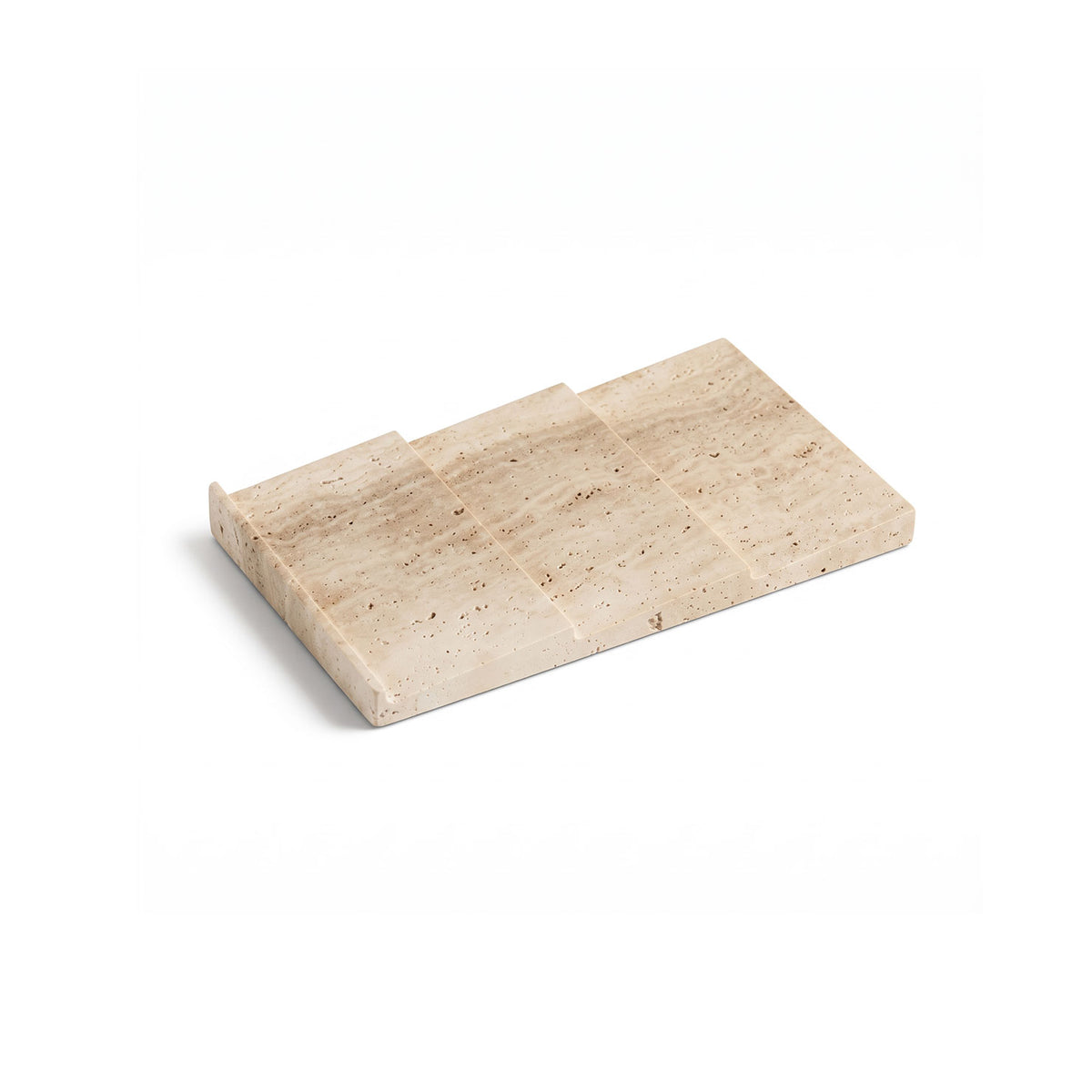 Badlands Travertine Tiered Catchall Tray