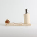 Cargar la imagen en la vista de la galería, Badlands Travertine Tiered Catchall Tray
