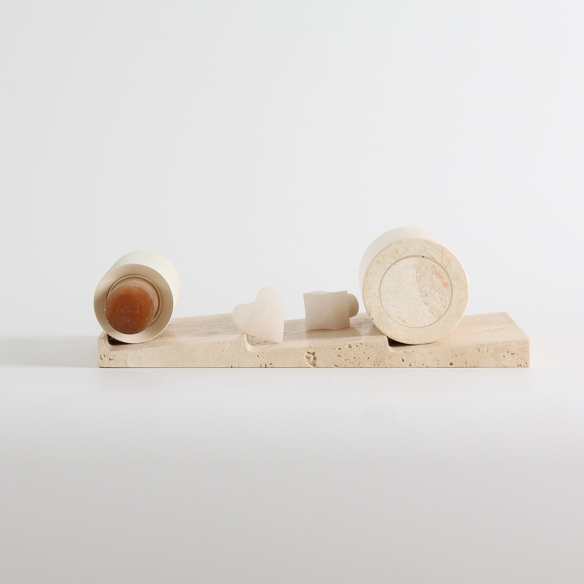 Badlands Travertine Tiered Catchall Tray