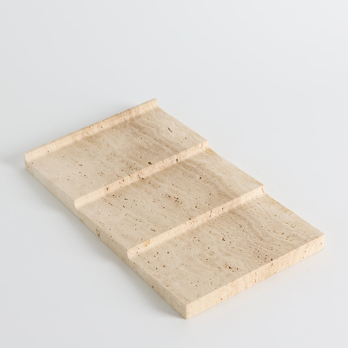 Badlands Travertine Tiered Catchall Tray