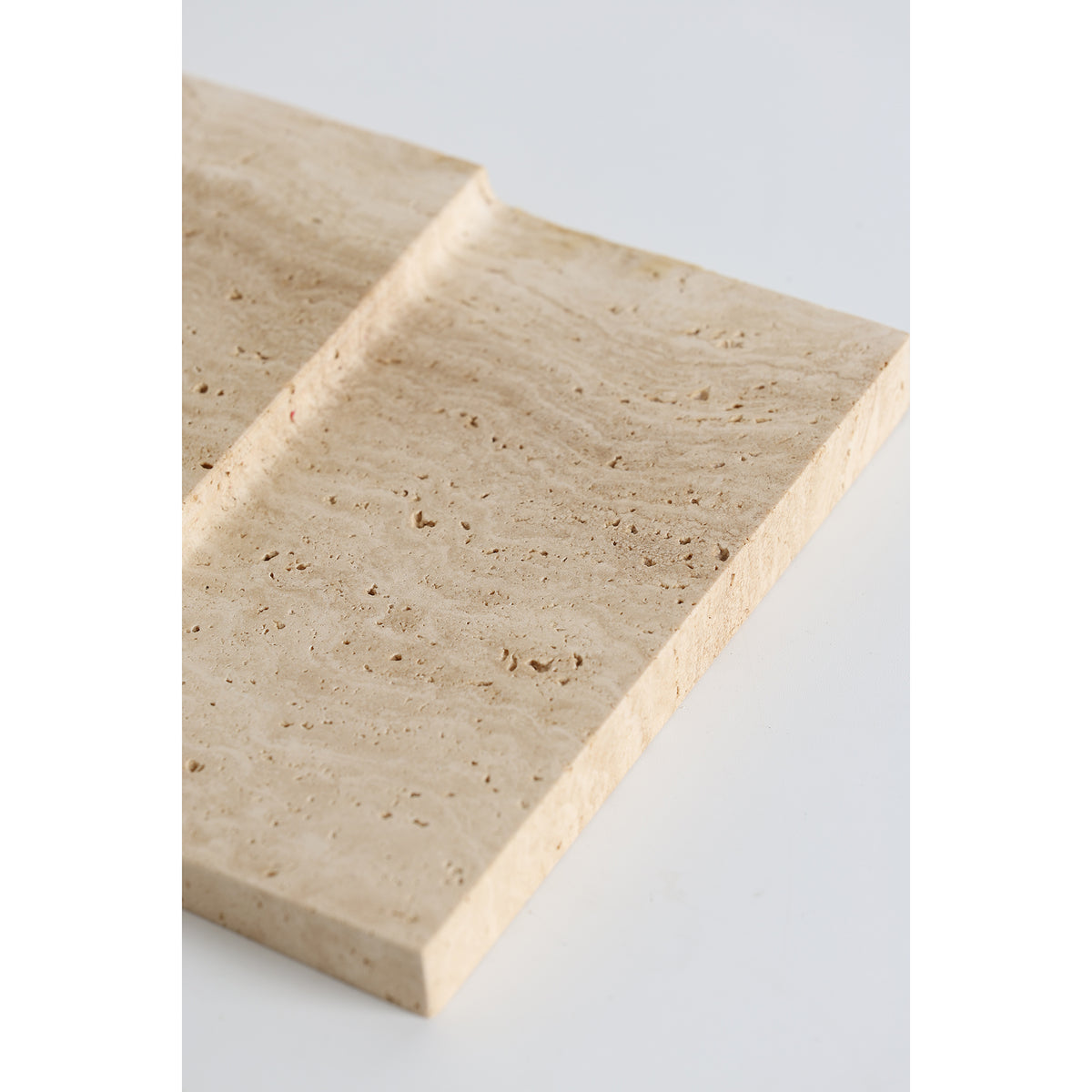Badlands Travertine Tiered Catchall Tray