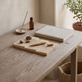 Cargar la imagen en la vista de la galería, Badlands Travertine Tiered Catchall Tray
