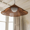Load image into Gallery viewer, Bardi Scalloped Rattan Pendant Lamp

