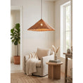 Load image into Gallery viewer, Bardi Scalloped Rattan Pendant Lamp
