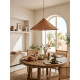 Load image into Gallery viewer, Bardi Scalloped Rattan Pendant Lamp
