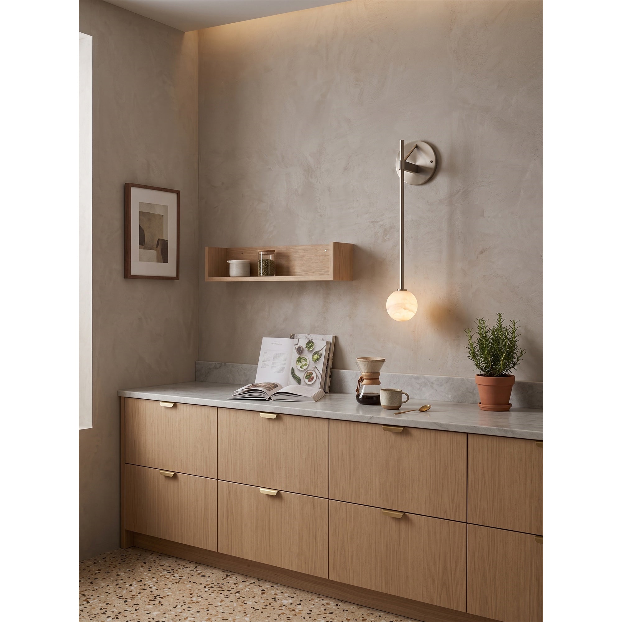 Bastion Alabaster Wall Lamp