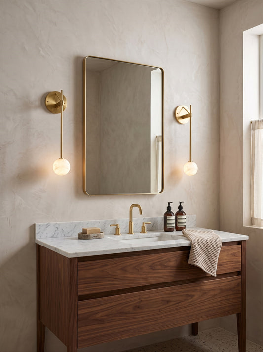 Bastion Alabaster Wall Lamp