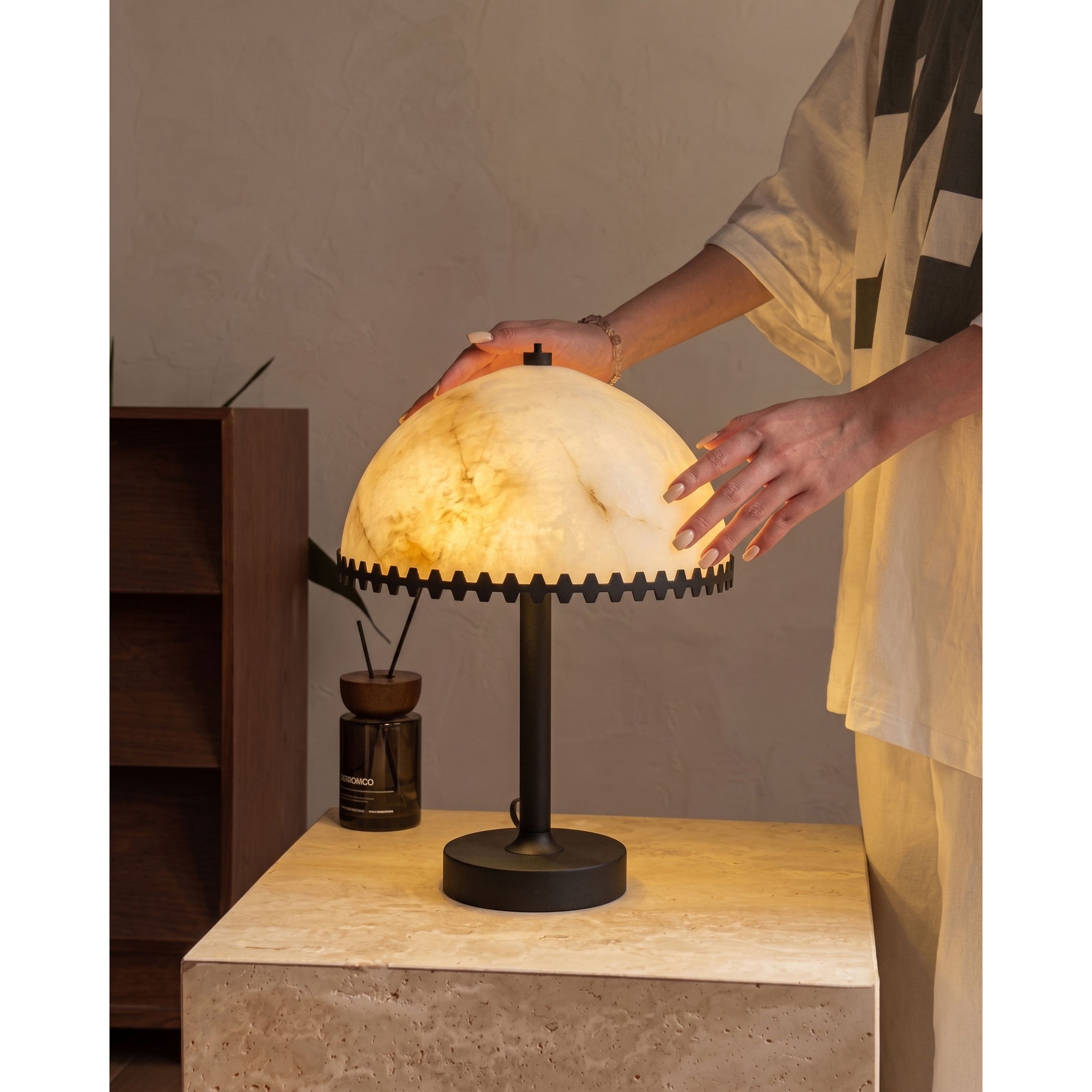 Baxter Alabaster Table Lamp