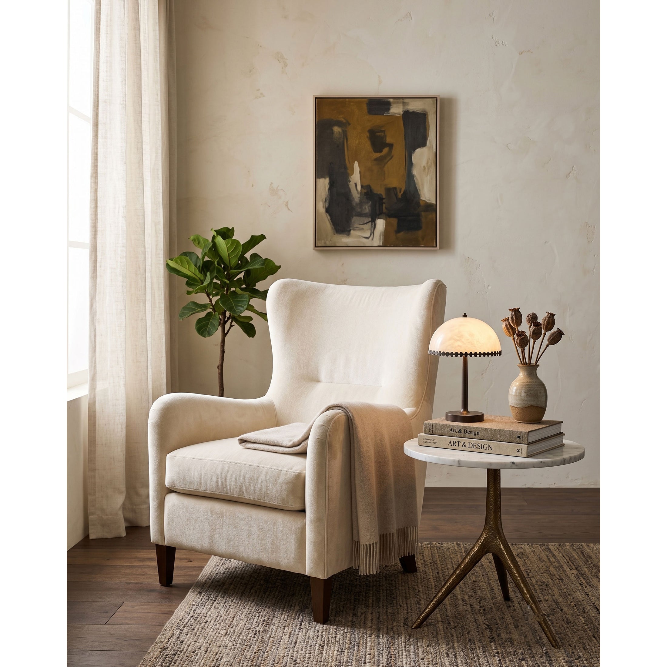 Baxter Alabaster Table Lamp