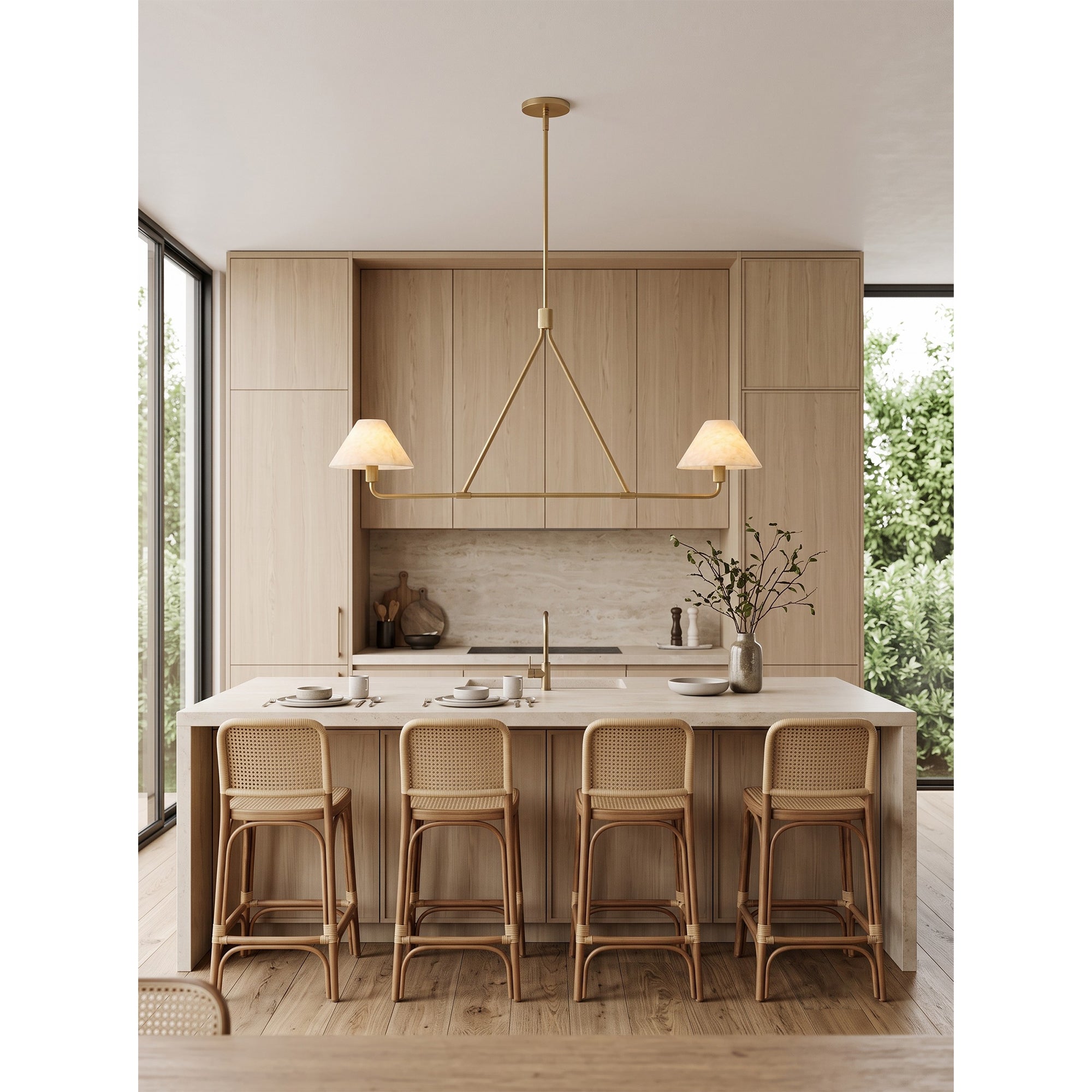 Beatrix Alabaster Chandelier