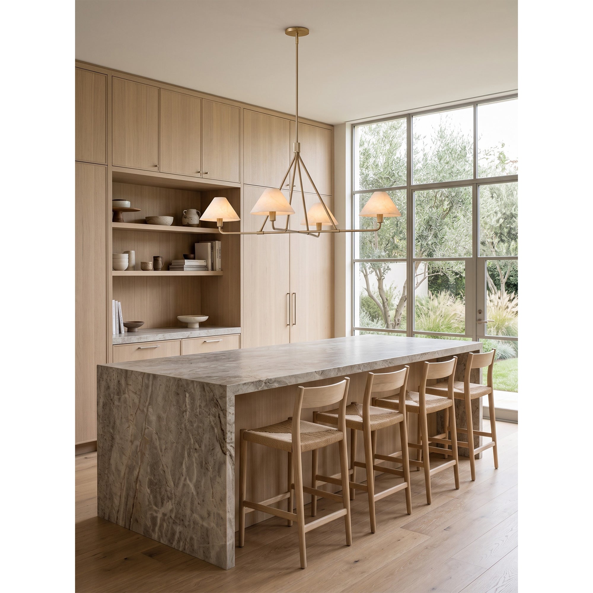 Beatrix Alabaster Chandelier