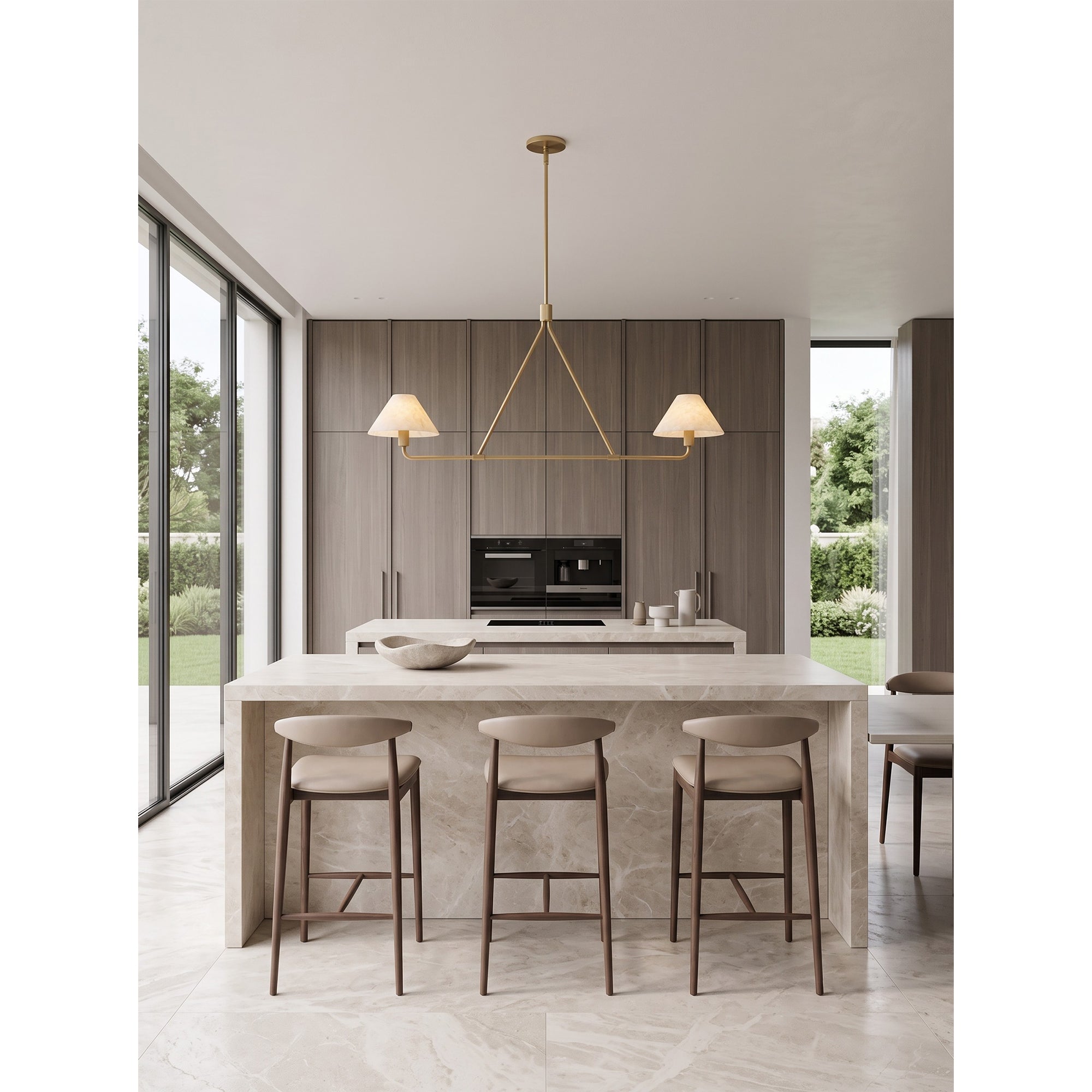 Beatrix Alabaster Chandelier