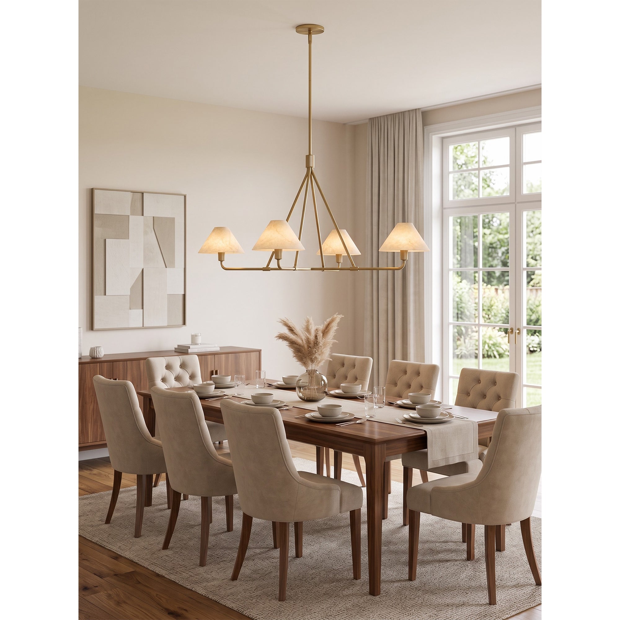 Beatrix Alabaster Chandelier