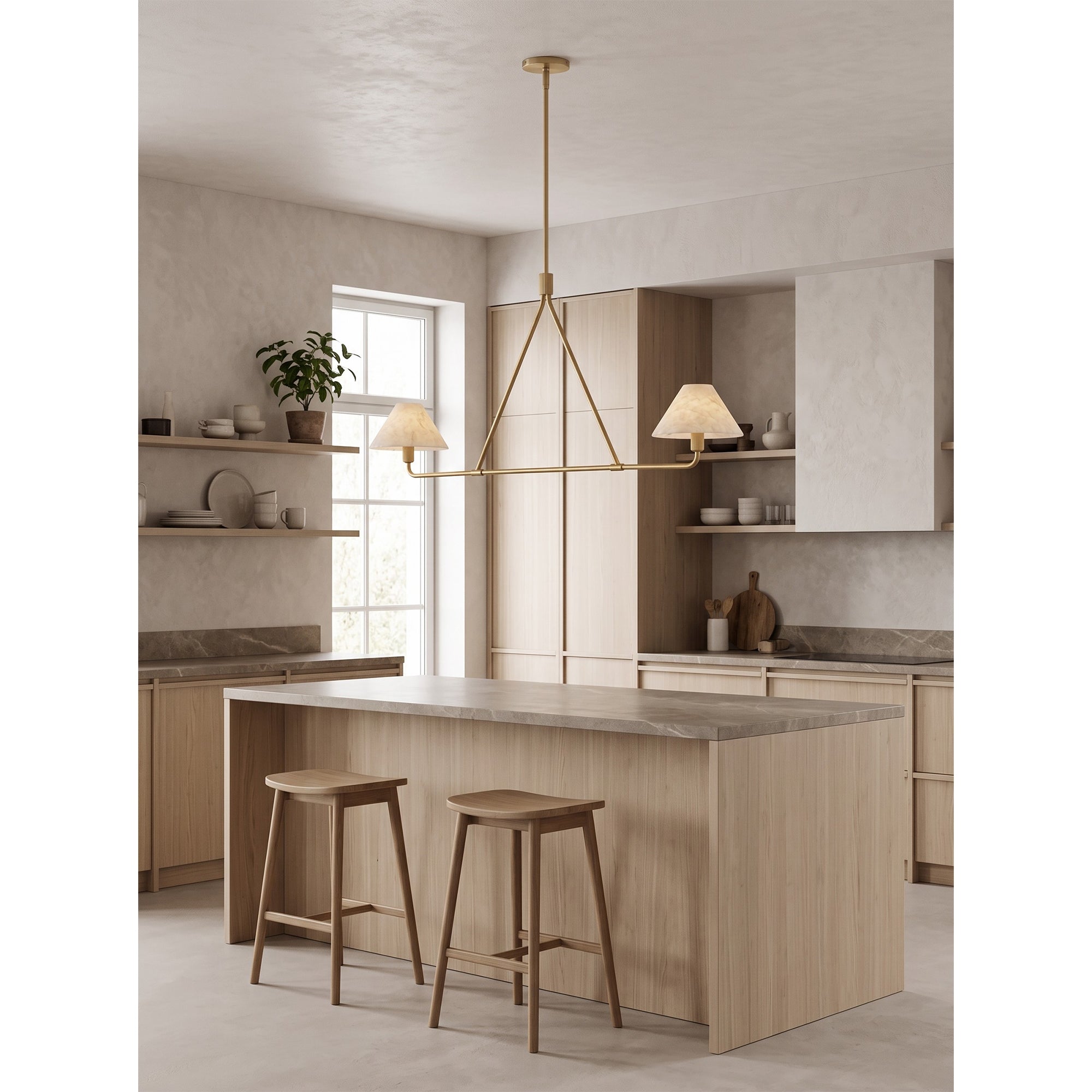 Beatrix Alabaster Chandelier