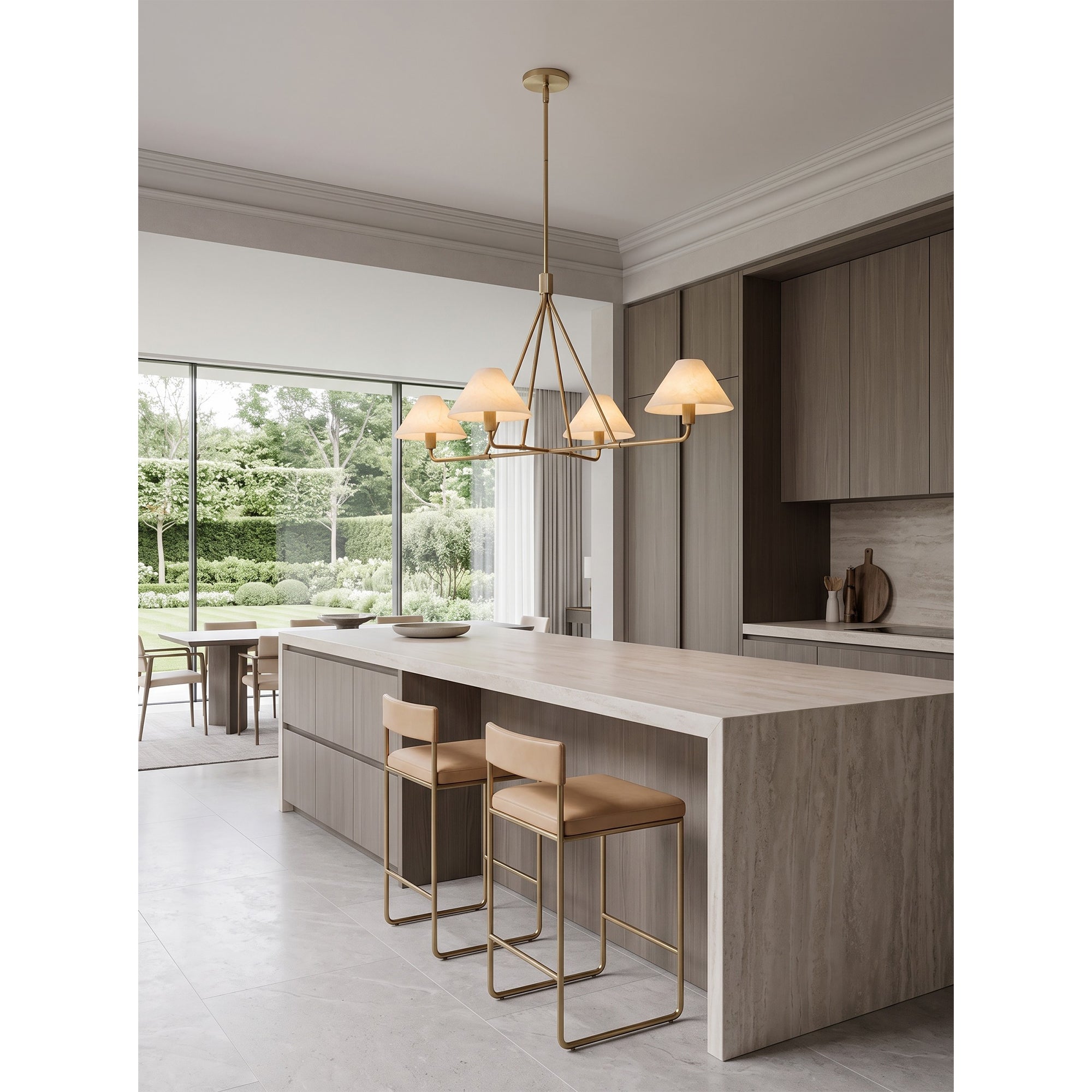 Beatrix Alabaster Chandelier