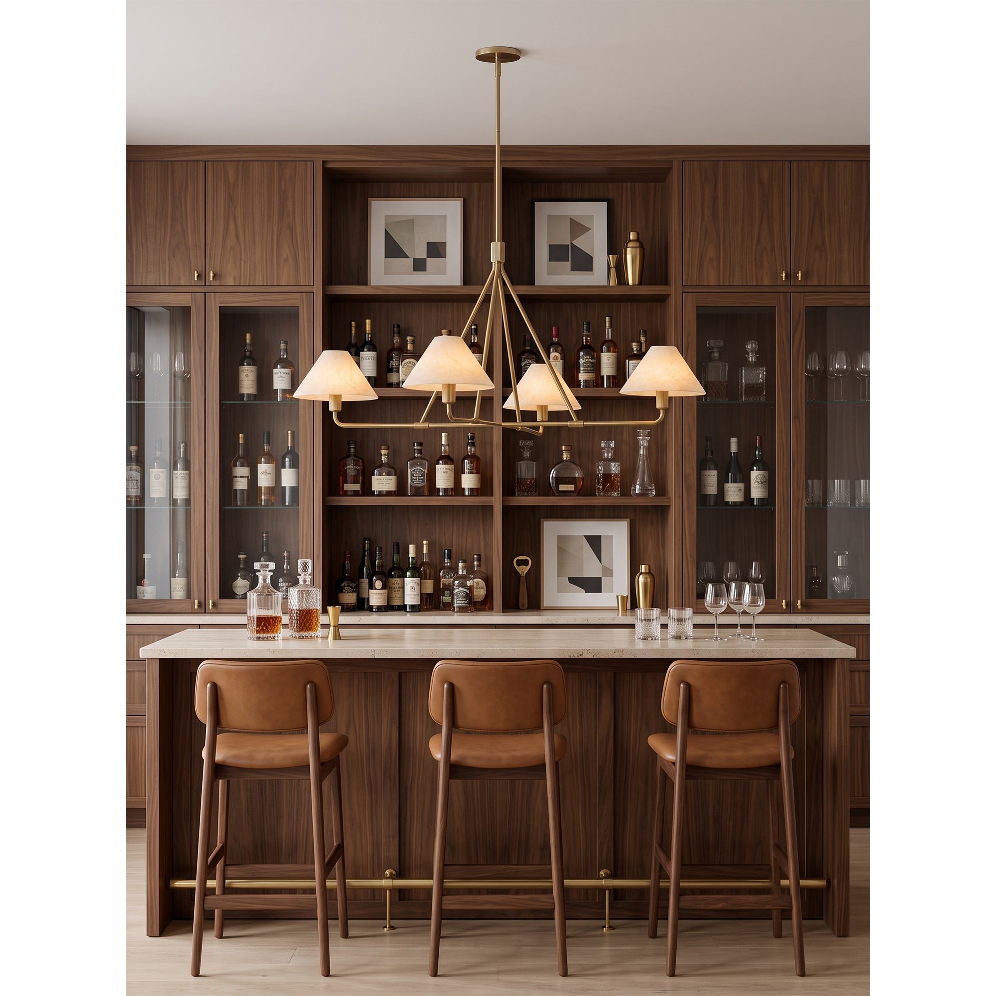 Beatrix Alabaster Chandelier