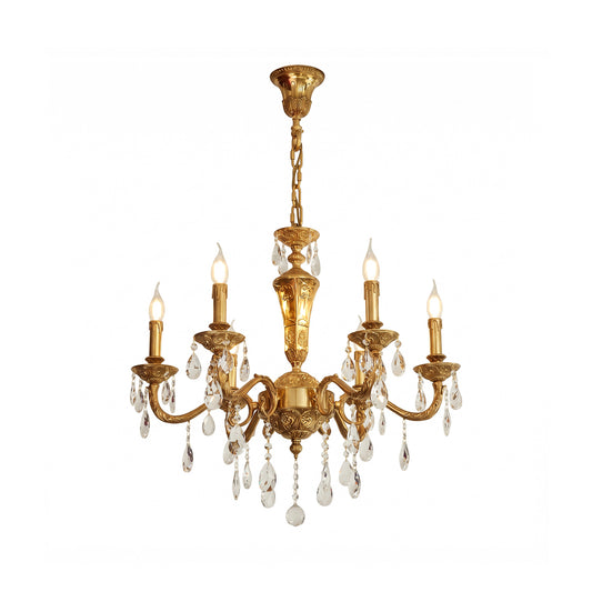 Bellamy Brass Candle Chandelier