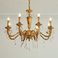 Load image into Gallery viewer, Bellamy Brass Candle Chandelier
