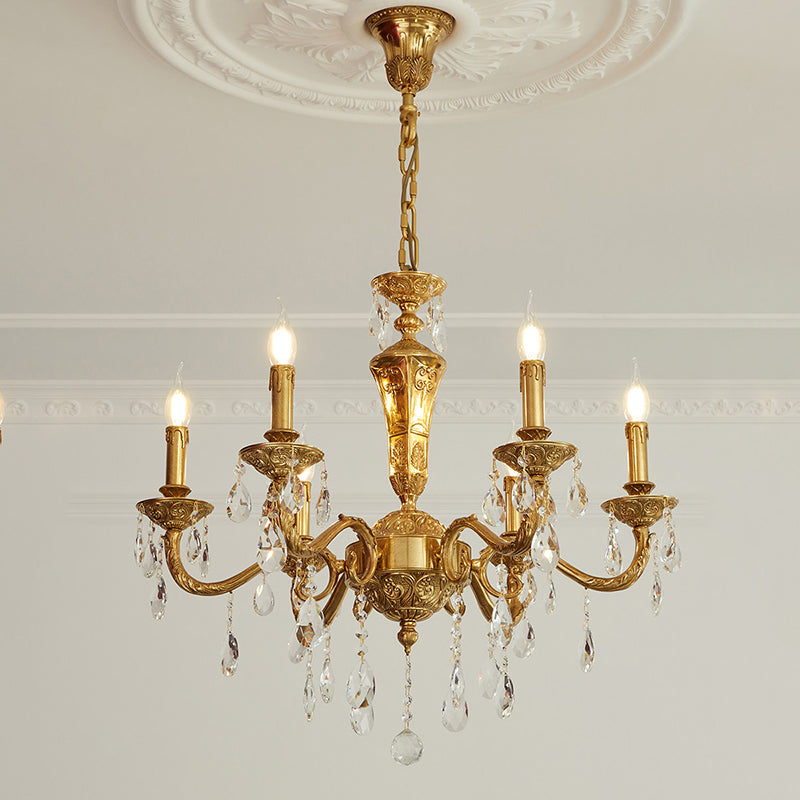 Bellamy Brass Candle Chandelier