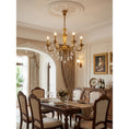Load image into Gallery viewer, Bellamy Brass Candle Chandelier
