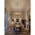 Load image into Gallery viewer, Bellamy Brass Candle Chandelier
