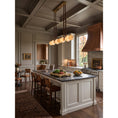 Bild in Galerie-Betrachter laden, Belmont Leather Alabaster Linear Chandelier
