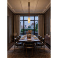 Bild in Galerie-Betrachter laden, Belmont Leather Alabaster Linear Chandelier
