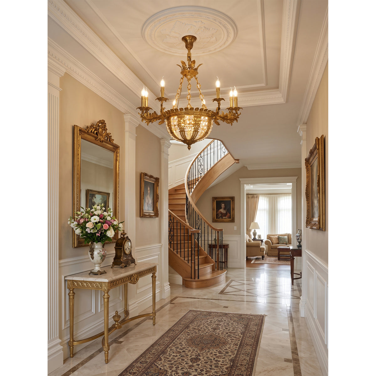 Belvoir Crystal Chandelier