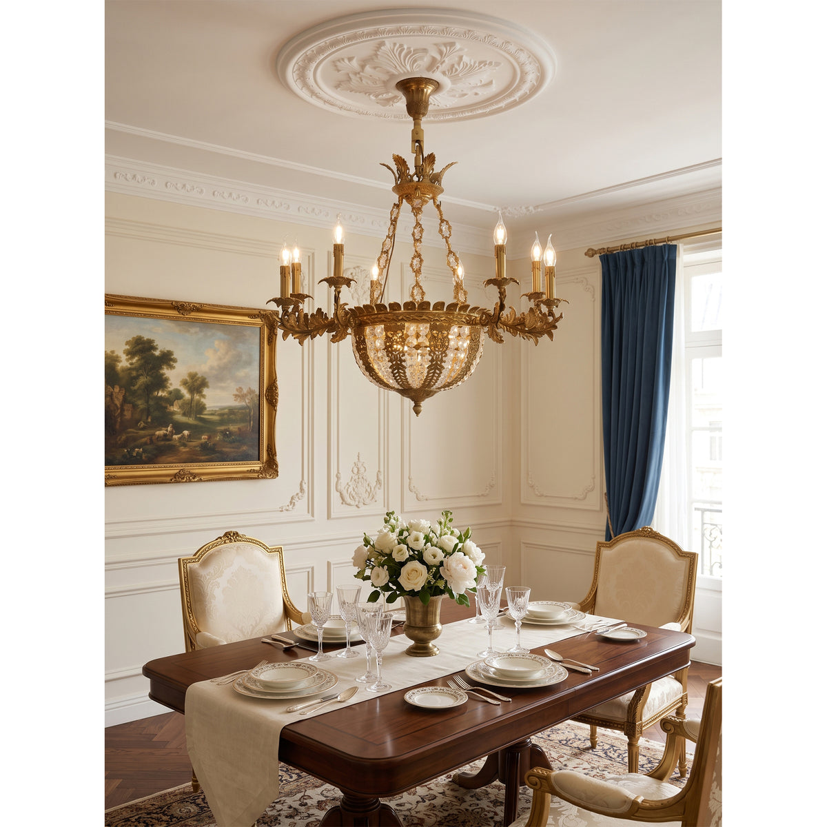 Belvoir Crystal Chandelier
