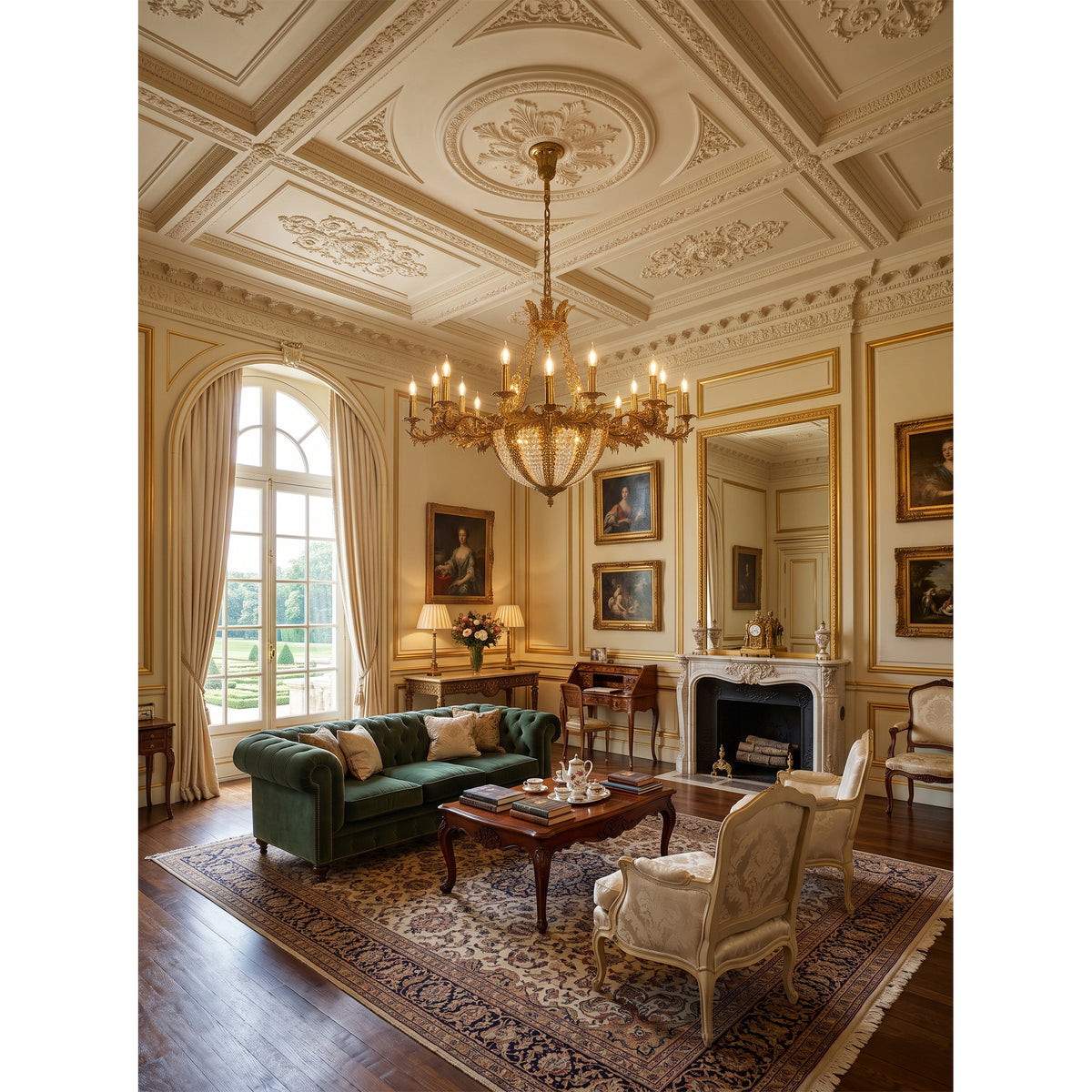 Belvoir Crystal Chandelier