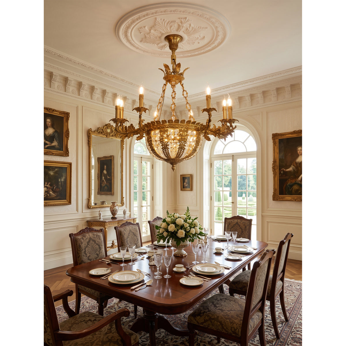 Belvoir Crystal Chandelier