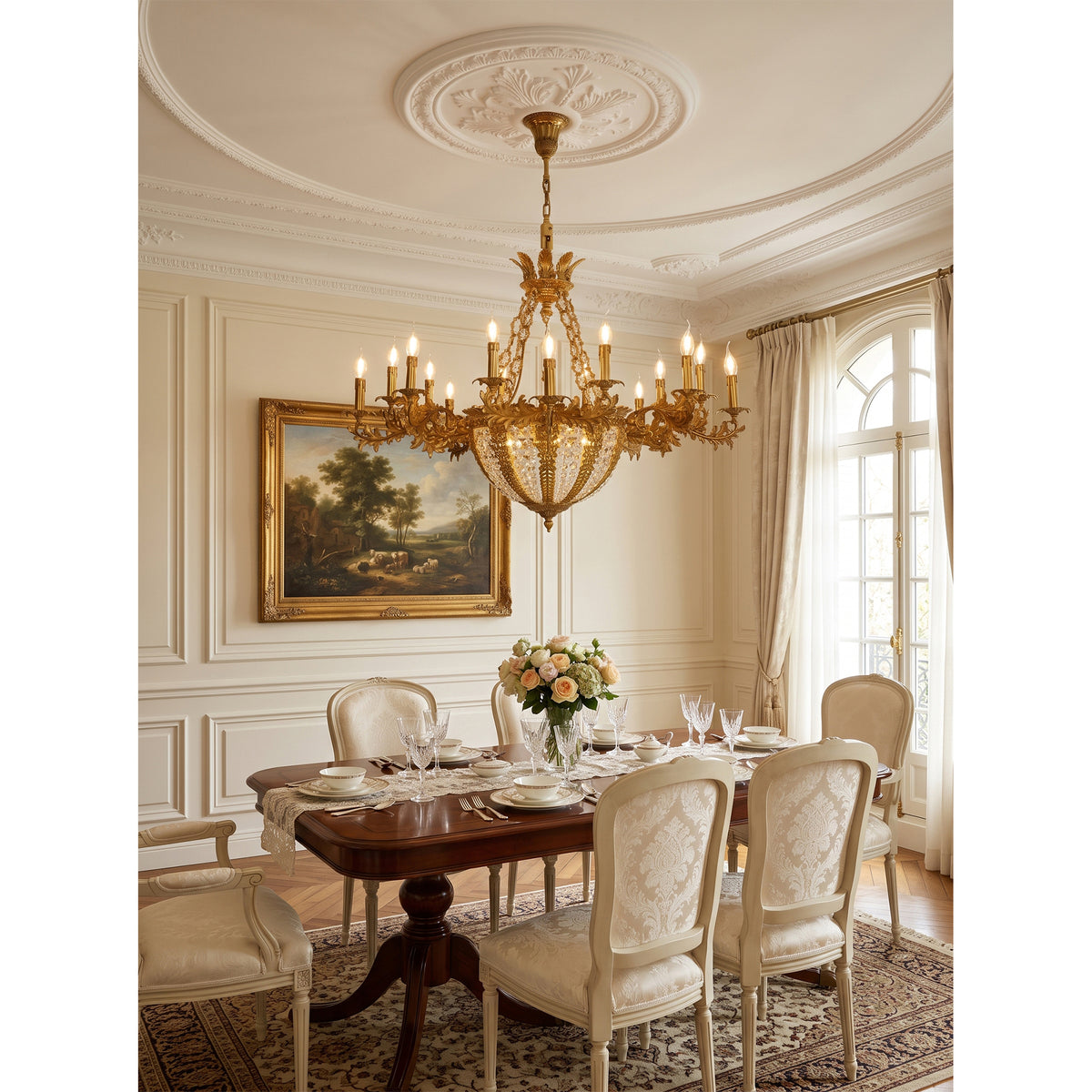 Belvoir Crystal Chandelier