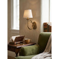 Load image into Gallery viewer, Bird Fabric Wall Sconce
