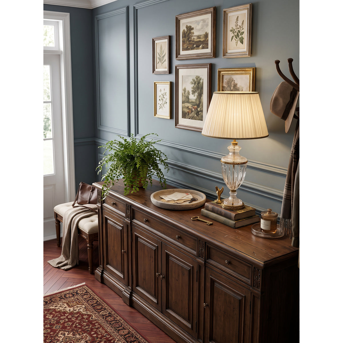 Lampe de Table Blenheim en Verre Urne