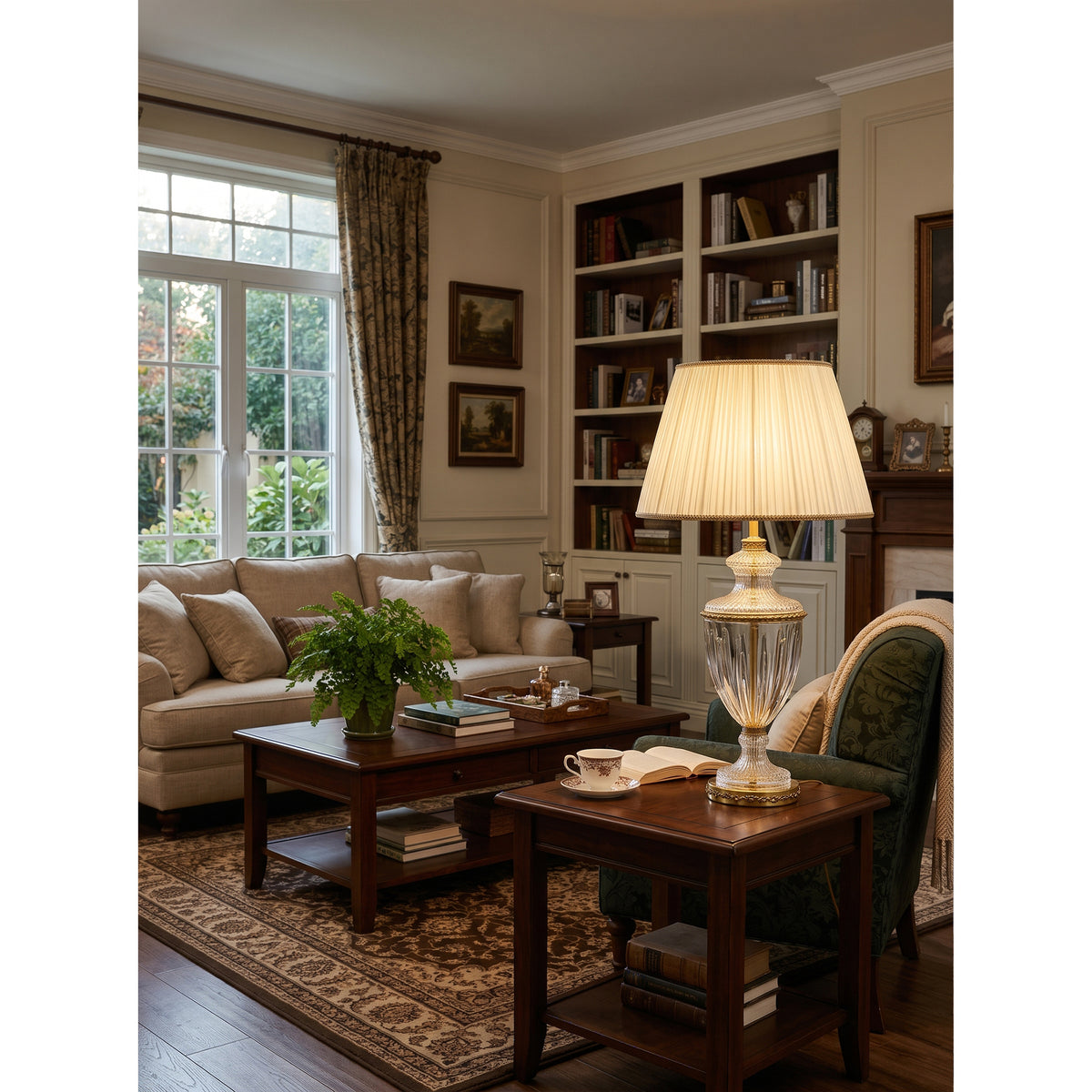 Lampe de Table Blenheim en Verre Urne