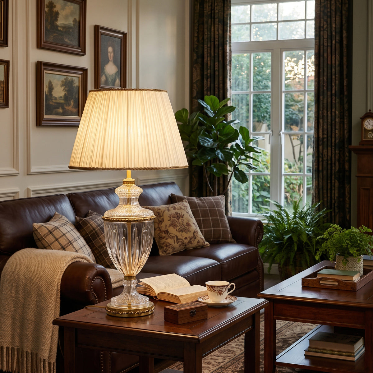Lampe de Table Blenheim en Verre Urne