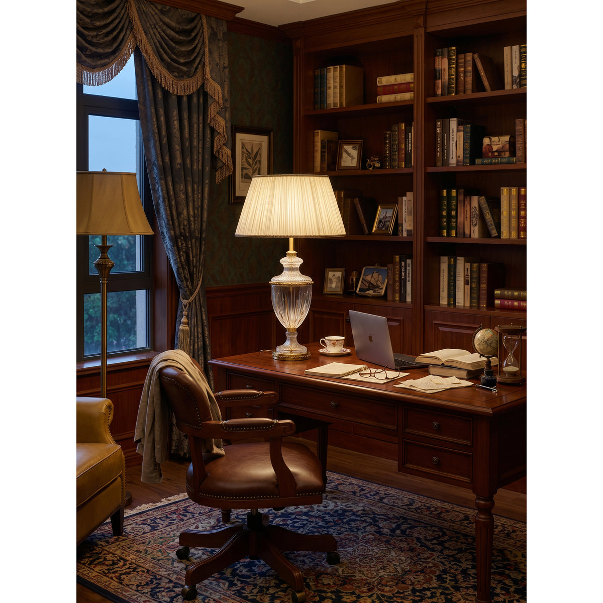 Lampe de Table Blenheim en Verre Urne