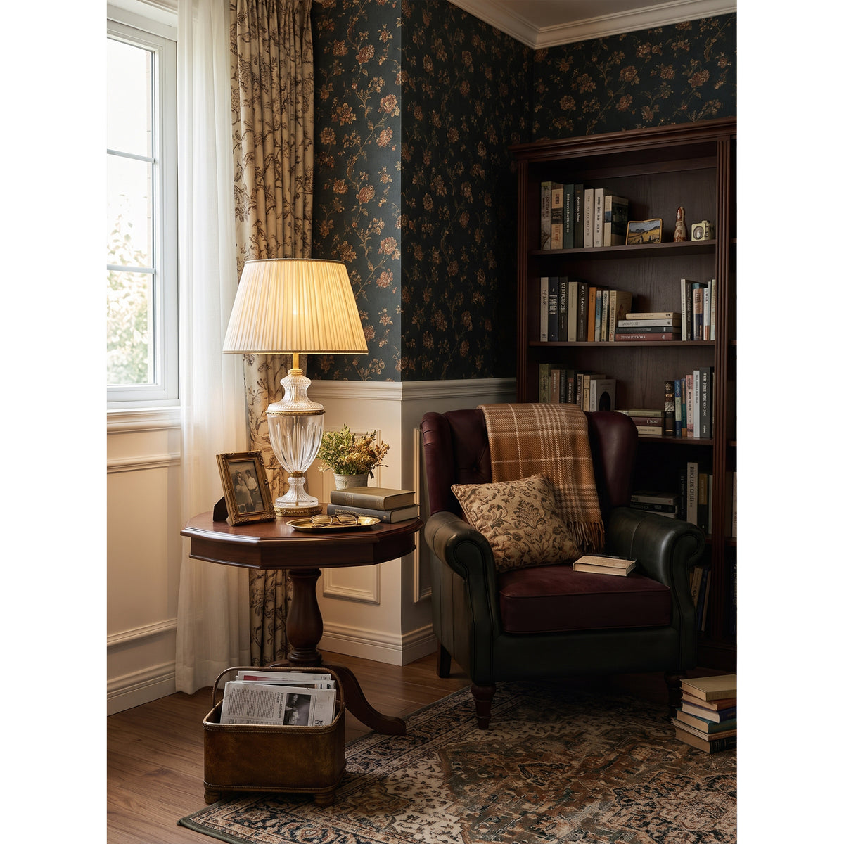 Lampe de Table Blenheim en Verre Urne