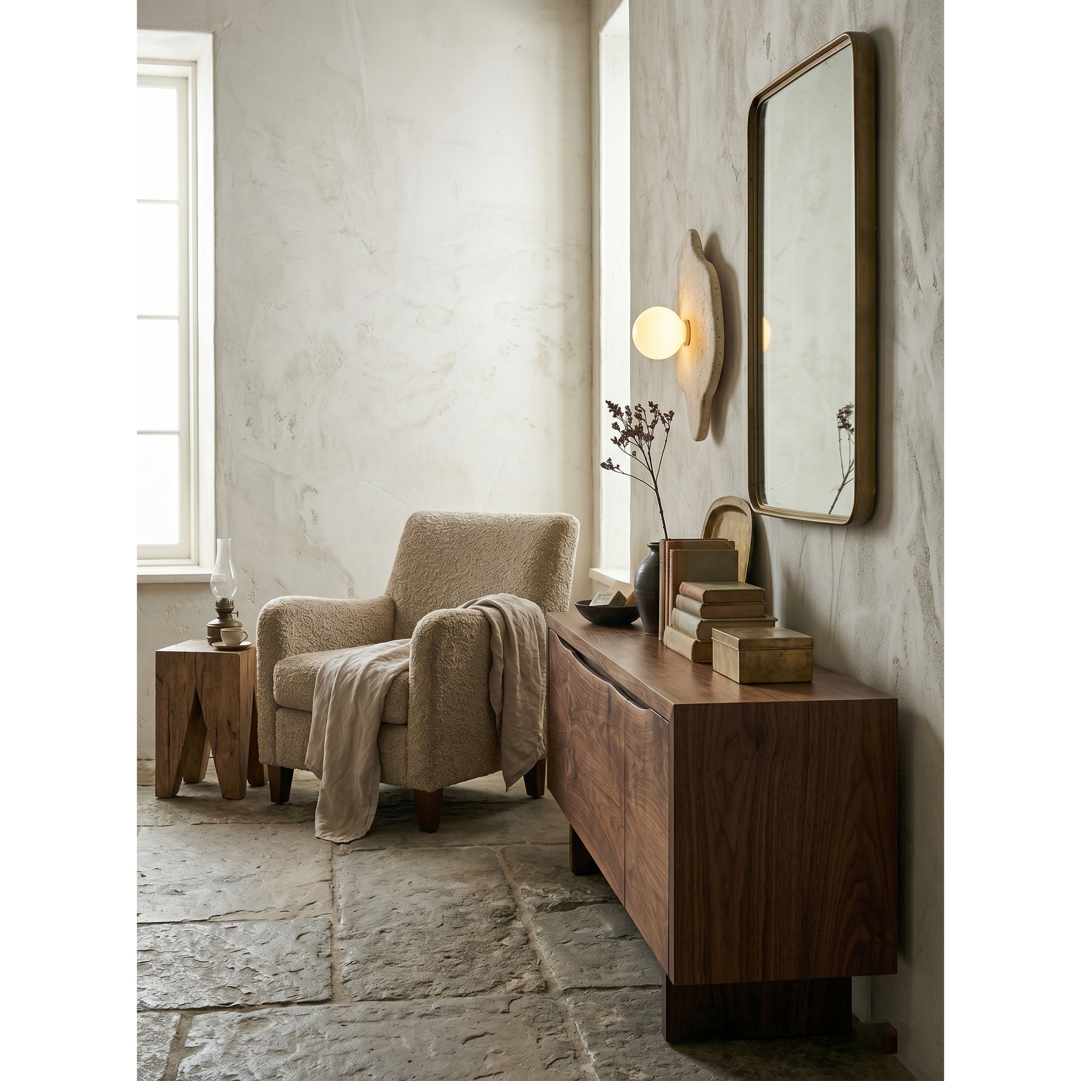 Blob Marble Wall Sconce